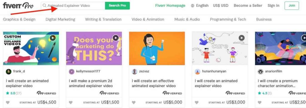 Animated explainer video seller on fiverr pro