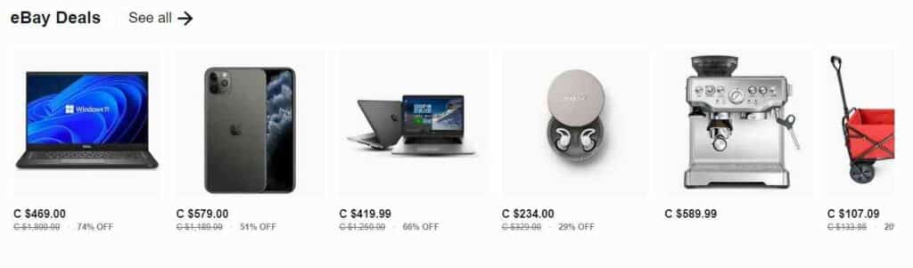 products on ebay canada