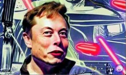 Jasper art drew the image of Elon Musk