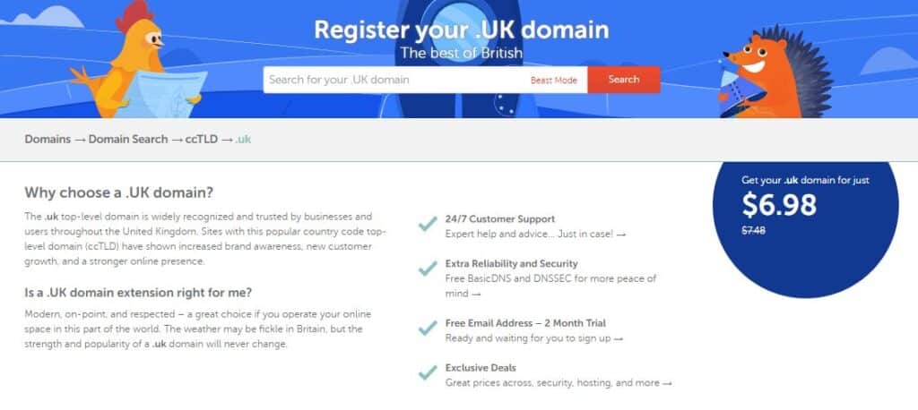 buy uk domain on namecheap