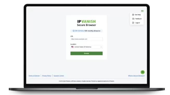 IPVanish Secure Browser