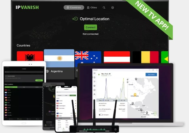 IPVanish is compatible with multiple devices