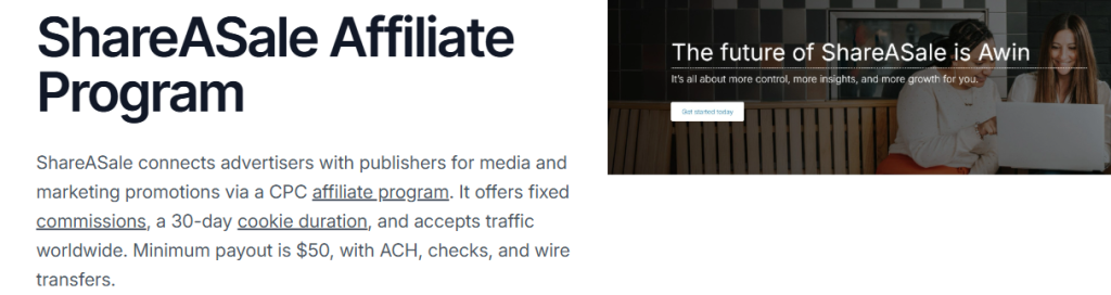 shareasale affiliate program