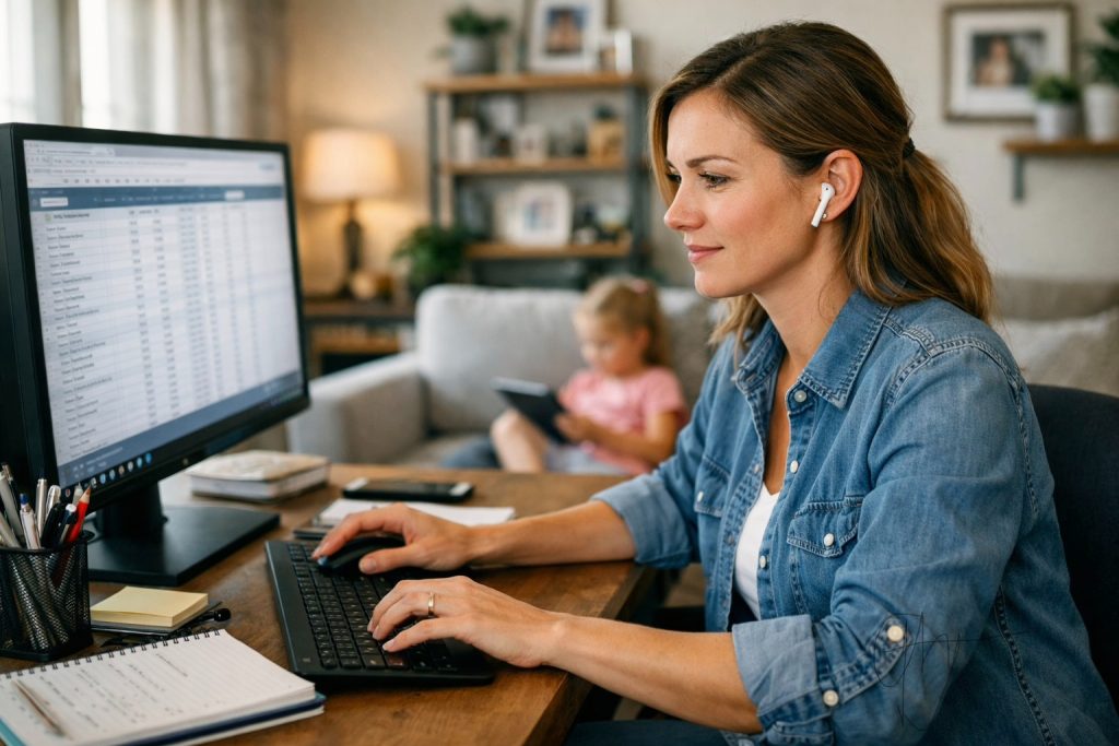 Data entry as a computer job for women