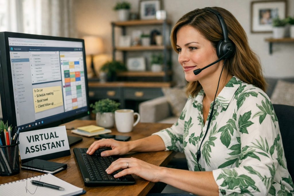 virtual assitance as a computer job