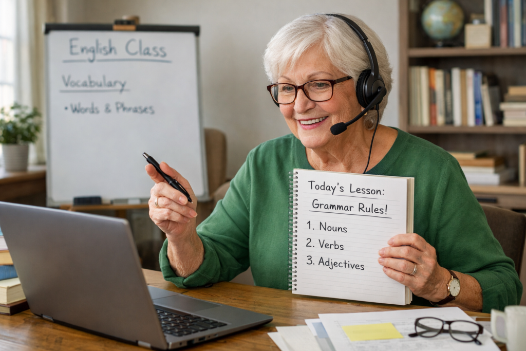 tutoring online as a retirement hobby