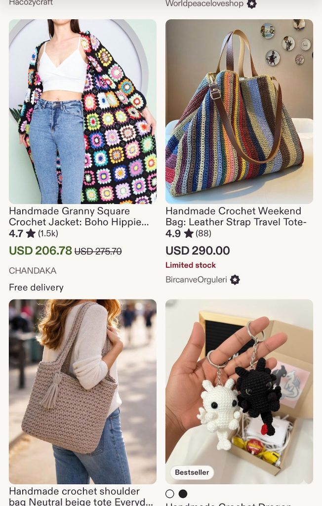 selling on etsy as a side hustle