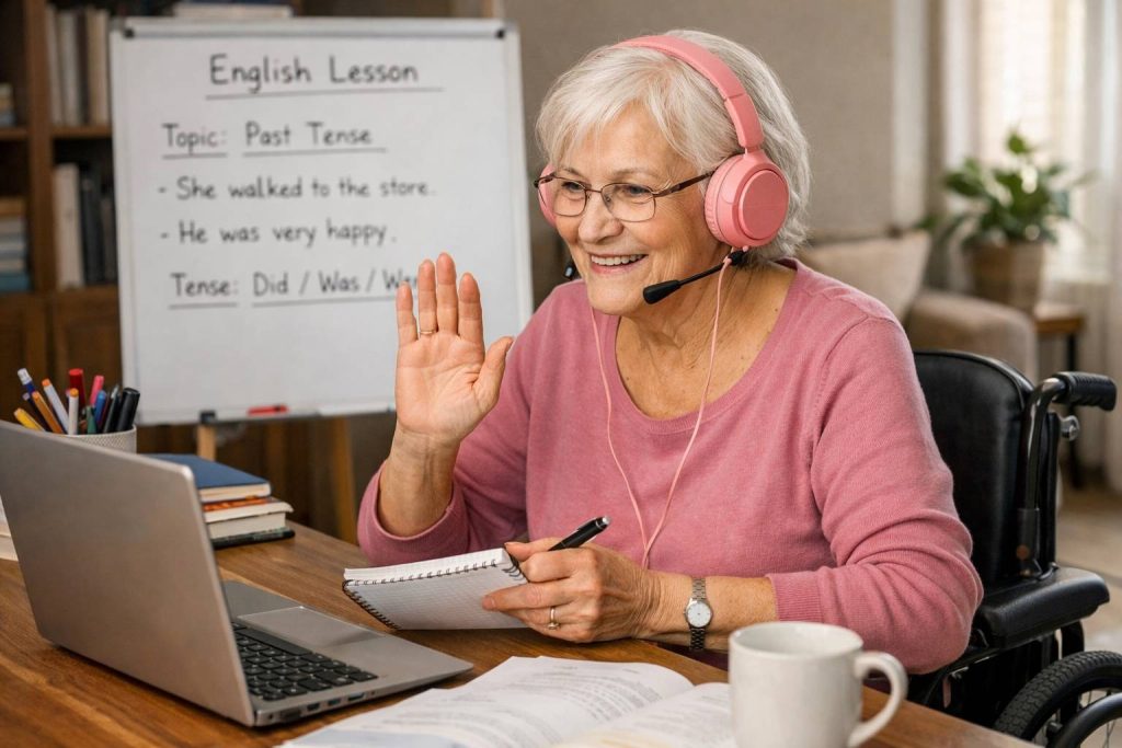 Tutoring online as a work from home job for disabled people in USA