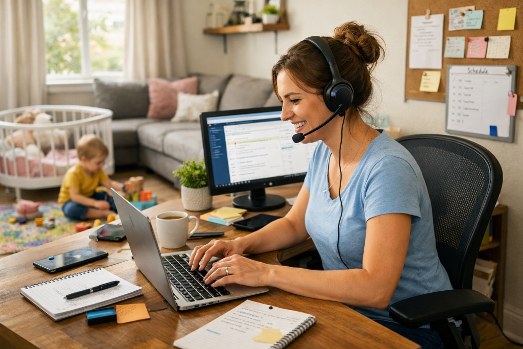 Becoming A Virtual Assistant as a Side Gigs for Stay-At-Home Moms
