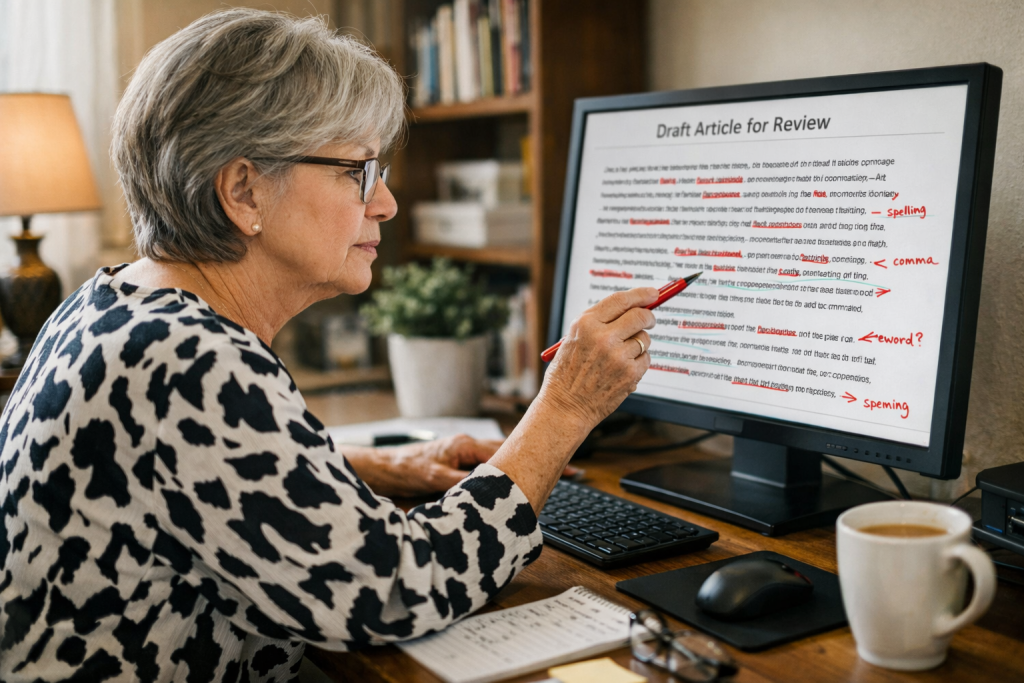 Become a proofreader