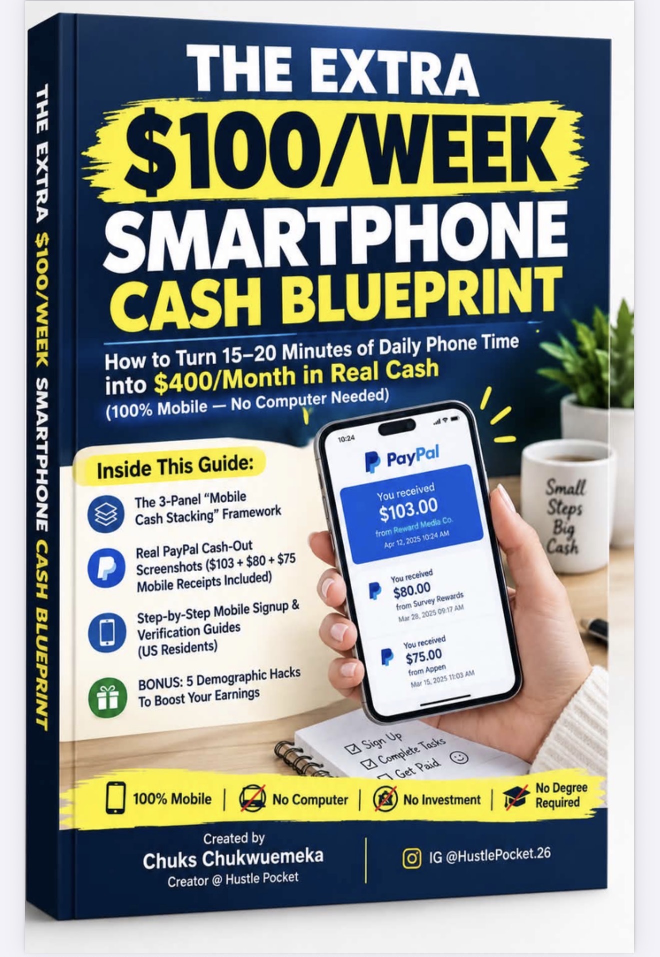 Free Ebook: The Extra $100/Week Smartphone Cash Blueprint