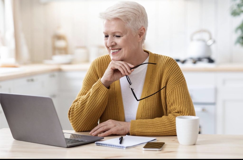 Taking surveys online 